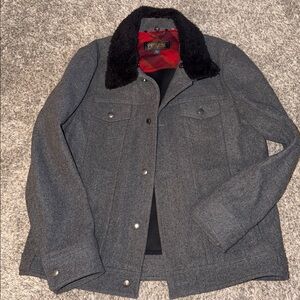 Pendleton Men's Santa Fe Tricot Wool-Blend Trucker Jacket